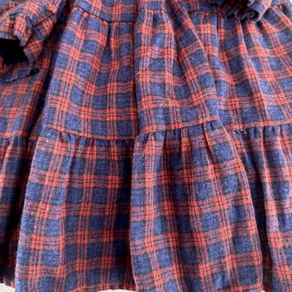 3T Toddler Dress Lot Maison Me Plaid Flannel + Janie & Jack Leopard Knit VGUC LS - Picture 5 of 16